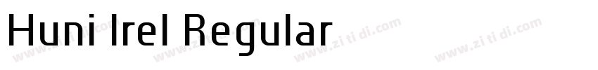 Huni_Irel Regular字体转换